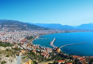 alanya as a district like a city as big as Antalya 